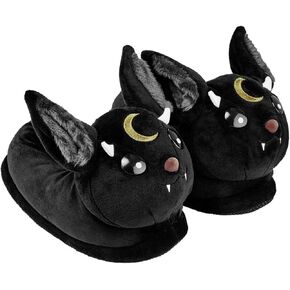 Killstar Kreeptures Vampire Bat Cat القوطية الشرير ويتشي نعال قماش KSRA002617 in Kuwait