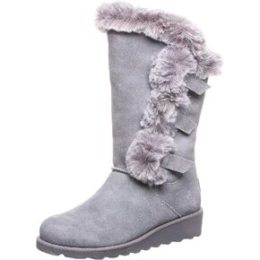 BEARPAW Women's Genevieve Multiple Colors | Women's Boot Classic Suede | Women's Slip On Boot | Comfortable Winter Boot