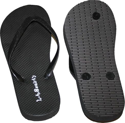 L.A. Beauty Womens Flip Flop with Glitter Straps and Comportable Footbed, Cool Looking Style in Saudi Arabia