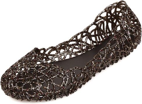 Domucos Womens Sandals Flat Jelly Shoes Slip On Hollow Out Loafers… in Kuwait