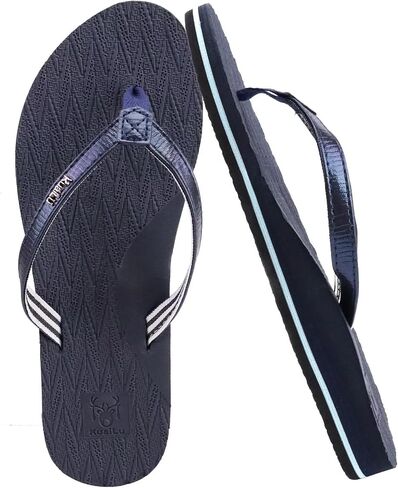 KuaiLu Womens Fashion Flip Flops Ladies Summer Beach Yoga Mat Thong Sandals | Comfortable Lightweight Slip On Arch Support Walking Sandles，Trendy Leather Outfits Plantar Fasciitis Recovery Footwear in Saudi Arabia