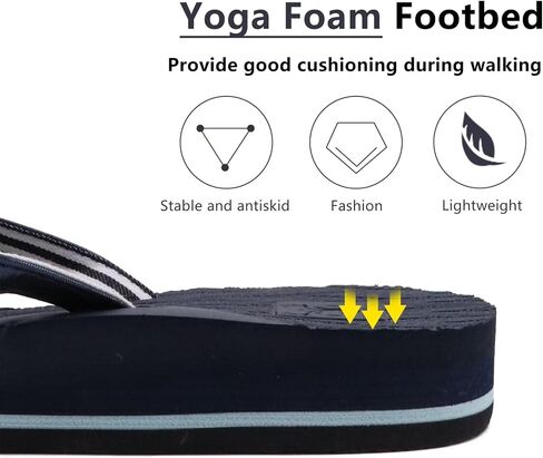 KuaiLu Womens Fashion Flip Flops Ladies Summer Beach Yoga Mat Thong Sandals | Comfortable Lightweight Slip On Arch Support Walking Sandles，Trendy Leather Outfits Plantar Fasciitis Recovery Footwear in Saudi Arabia