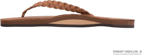 Rainbow Sandals Women's Single Layer Leather Sandal w/Double Braided Strap in Kuwait