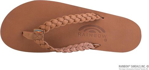 Rainbow Sandals Women's Single Layer Leather Sandal w/Double Braided Strap in Kuwait