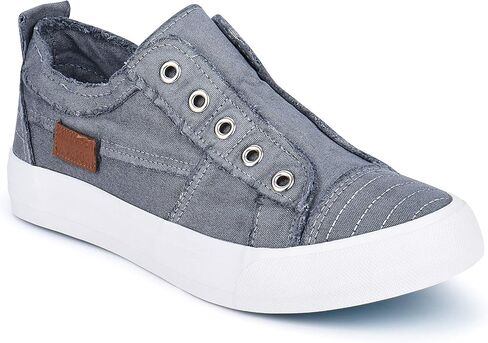 JENN ARDOR Womens Fashion Slip on Sneakers Walking Shoes for Women No Lace Flats Low Top Canvas Shoes Trendy Comfort Casual Tennis Shoes for Women in Saudi Arabia