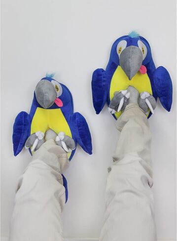 Toy Vault Monty Python Dead Parrot Slippers, Adult Size House Slippers, One Size Fits Most in Kuwait