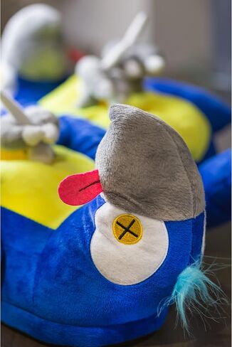 Toy Vault Monty Python Dead Parrot Slippers, Adult Size House Slippers, One Size Fits Most in Kuwait