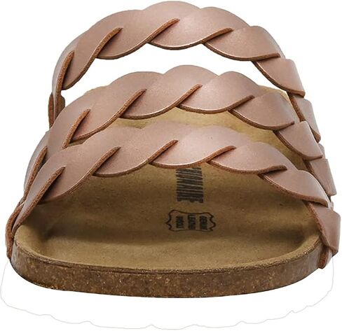 CUSHIONAIRE Women's Lucy Cork footbed Sandal with +Comfort and Wide Widths Available in Saudi Arabia