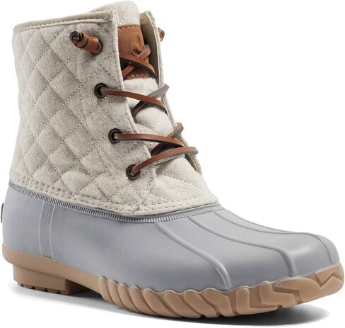 أحذية ALEADER النسائية للثلج الشتوية مقاومة للماء ومعزولة بسحاب على شكل بطة in Kuwait