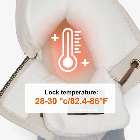 أحذية ALEADER النسائية للثلج الشتوية مقاومة للماء ومعزولة بسحاب على شكل بطة in Kuwait