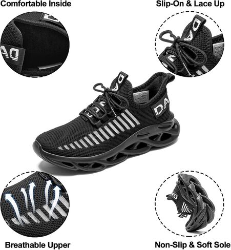Dannto Men Women Running Shoes Lightweight Breathable Walking Sneakers Athletic Tennis Sport Gym Fashion On Cloud in Kuwait
