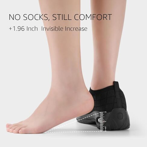 STQ Womens Walking Shoes with Arch Support Non Slip Work Shoes Quilted Slip on Sock Sneakers in Saudi Arabia