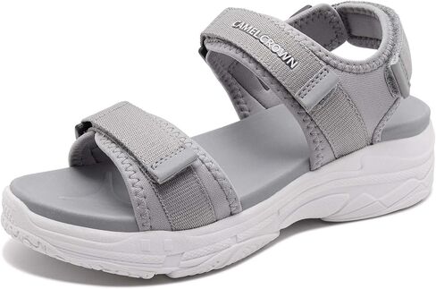 صنادل رياضية نسائية من CAMEL مريحة للمشي في الهواء الطلق ومقاومة للماء وخفيفة الوزن للفتيات مناسبة للمياه والمشي لمسافات طويلة والرياضة والشاطئ والسباحة والسفر in Kuwait