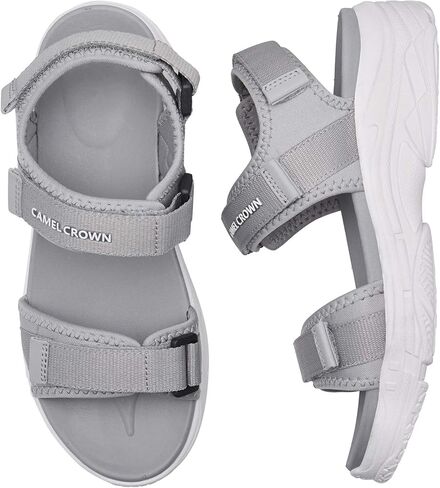 صنادل رياضية نسائية من CAMEL مريحة للمشي في الهواء الطلق ومقاومة للماء وخفيفة الوزن للفتيات مناسبة للمياه والمشي لمسافات طويلة والرياضة والشاطئ والسباحة والسفر in Kuwait