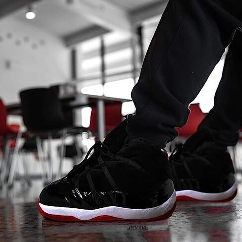 شباشب MOLERFO Sneaker غير قابلة للانزلاق في المنزل، شباشب قطيفة للجنسين، أحذية قطنية للأرضيات الداخلية in Kuwait