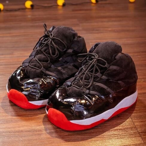 شباشب MOLERFO Sneaker غير قابلة للانزلاق في المنزل، شباشب قطيفة للجنسين، أحذية قطنية للأرضيات الداخلية in Kuwait