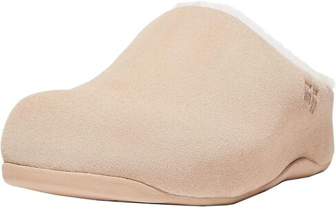 FitFlop Shuv Shearling-Lined Suede Clogs in Saudi Arabia