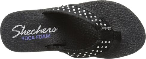 شبشب نسائي من Skechers Cali بتصميم استرخاء وحجر الراين in Kuwait