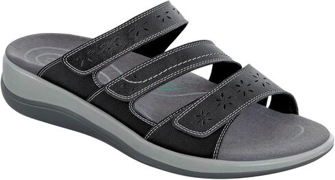 صندل نسائي من Orthofeet مزود بشريط منزلق لتقويم العظام - مثالي لتخفيف الآلام في الصحراء in Kuwait