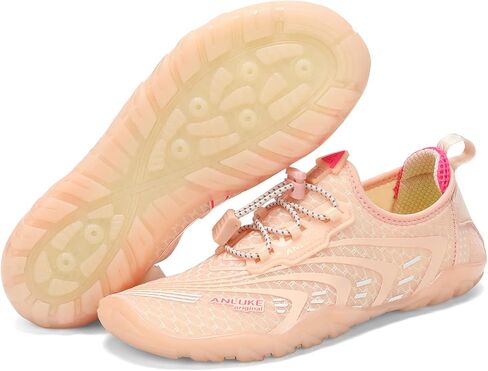 ANLUKE Mens Womens Water Shoes Swim Shoes Aqua Shoes Barefoot Quick-Dry Beach Surf Water Sports Shoes in Kuwait