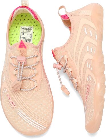 ANLUKE Mens Womens Water Shoes Swim Shoes Aqua Shoes Barefoot Quick-Dry Beach Surf Water Sports Shoes in Kuwait