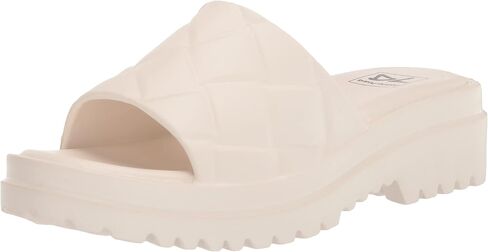 Dirty Laundry by Chinese Laundry Women's Lightning Slide Sandal, Cream, 8 in Saudi Arabia