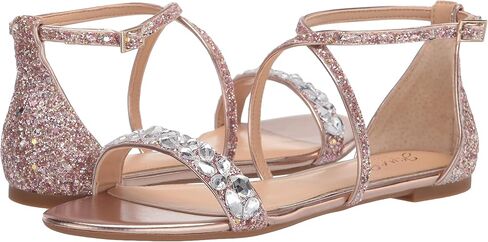 Jewel Badgley Mischka Women's Osome Cross Strap Sandal in Saudi Arabia