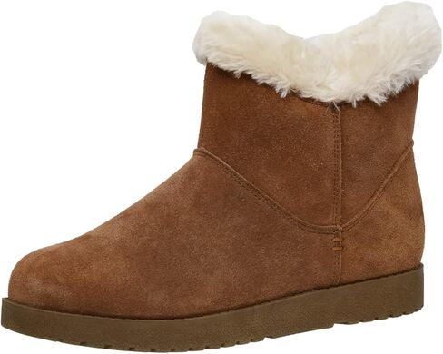 CUSHIONAIRE Women's Hethrow Genuine Suede pull on boot +Memory Foam & Wide Widths Available in Kuwait