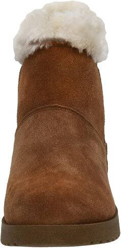 CUSHIONAIRE Women's Hethrow Genuine Suede pull on boot +Memory Foam & Wide Widths Available in Kuwait