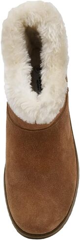 CUSHIONAIRE Women's Hethrow Genuine Suede pull on boot +Memory Foam & Wide Widths Available in Kuwait