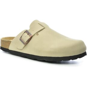 CLOUDAIR Farah Women's Clogs with Arch Support and Adjustable Buckle - Comfortable Mules for Home and House, Slip-On Design - Available in Medium & Wide Sizes
