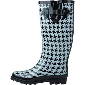 Sunville Women's Mid Calf Waterproof Rubber Garden Rainboots