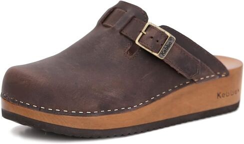 Kebba - Handmade Wooden Clog Mules, Liliane in Saudi Arabia