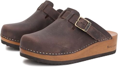 Kebba - Handmade Wooden Clog Mules, Liliane in Saudi Arabia