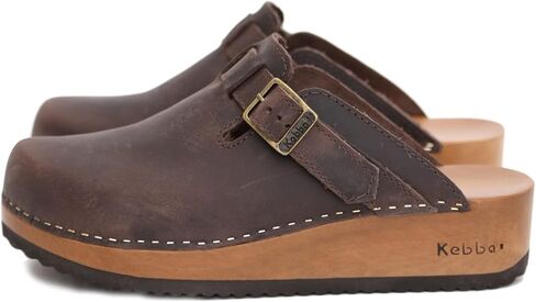 Kebba - Handmade Wooden Clog Mules, Liliane in Saudi Arabia