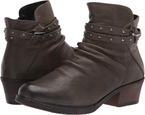Propet Womens Roxie Zippered Casual Boots Ankle Low Heel 1-2" - Blue in Saudi Arabia