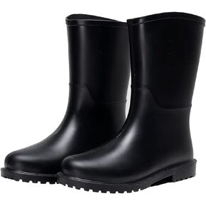 women mid calf rain boots Waterproof Garden Shoes Anti-Slipping Fashion Rubber Out Work rain Shoes in Saudi Arabia