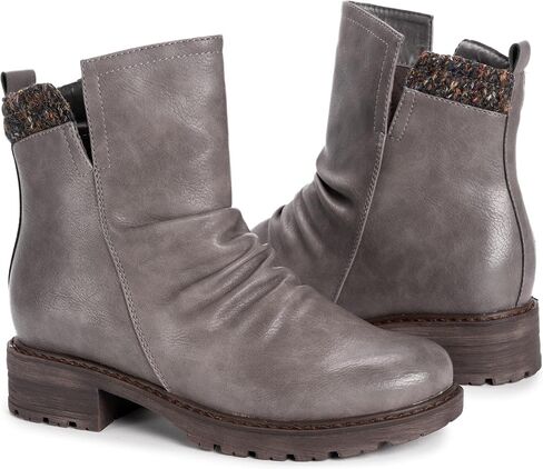 MUK LUKS Women's Lukees Logger Banff Boots Fashion in Saudi Arabia