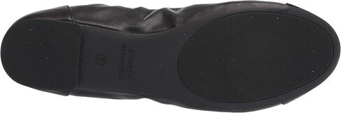 Amazon Essentials Women's Cap Toe Ballet Flat, Black, 12 in Saudi Arabia