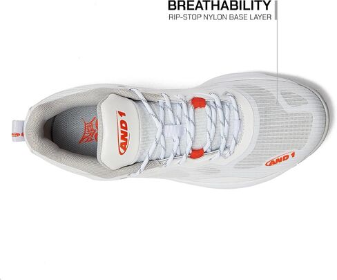 AND1 Revel Men’s Basketball Shoes, Indoor or Outdoor Basketball Sneakers for Men, Street or Court, Sizes 7-16 in Saudi Arabia