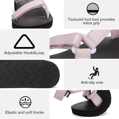 Women's Original Sandals Sport Sandals with Yoga Mat Insole Hiking Sandals Light-Weight Shoes in Saudi Arabia