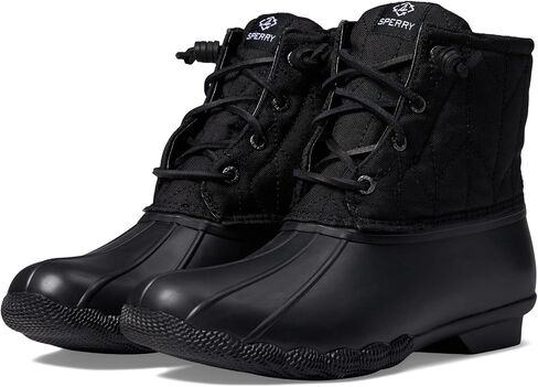 Sperry Women's Rain Boot, Black Nylon, 11 in Saudi Arabia