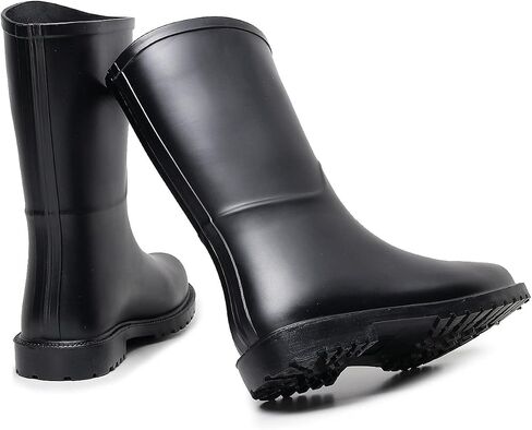 women mid calf rain boots Waterproof Garden Shoes Anti-Slipping Fashion Rubber Out Work rain Shoes in Saudi Arabia