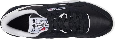 Reebok Women's Classic Nylon Sneaker, Black/White, 10.5 in Kuwait