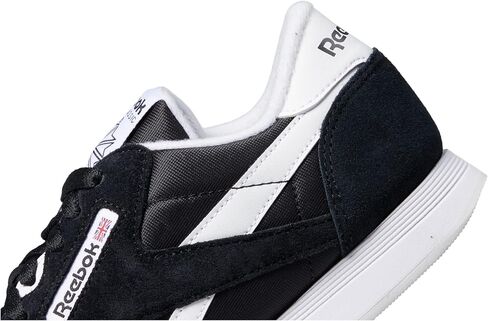 Reebok Women's Classic Nylon Sneaker, Black/White, 10.5 in Kuwait