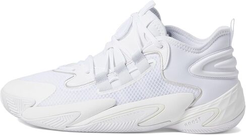 حذاء adidas BYW Select Team باللون الأبيض/الأبيض الكريستالي/اللون المعدني الصفري للرجال مقاس 13.5 متوسط in Kuwait