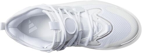 حذاء adidas BYW Select Team باللون الأبيض/الأبيض الكريستالي/اللون المعدني الصفري للرجال مقاس 13.5 متوسط in Kuwait