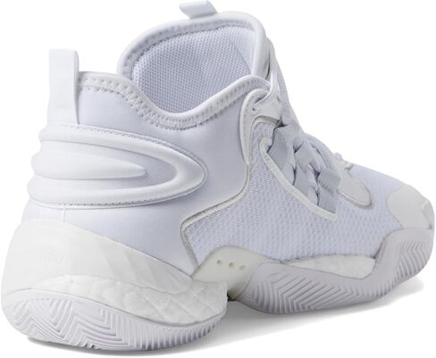 حذاء adidas BYW Select Team باللون الأبيض/الأبيض الكريستالي/اللون المعدني الصفري للرجال مقاس 13.5 متوسط in Kuwait