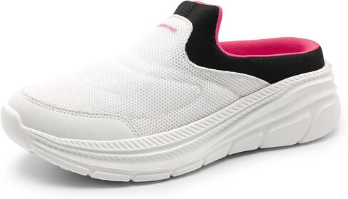 DREAM PAIRS Women's Slip on Walking Mules Shoes, Lightweight Non Slip Sneakers with Removable Insole - Breathable Knit Mesh Upper - Platform Casual Mules Flats Indoor Outdoor in Saudi Arabia