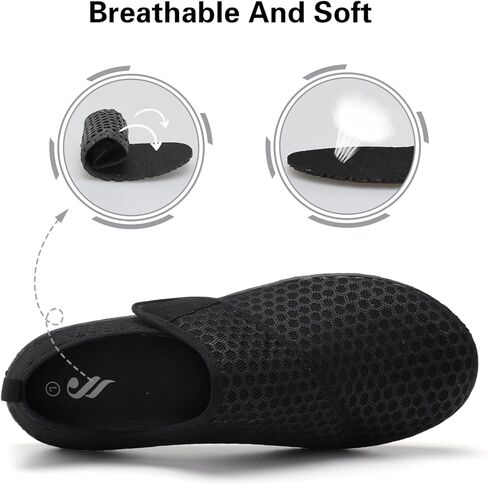 Lisdwde Mens Womens Non Slip Water Shoes Aqua Shoes Swimming Shoes Beach Sports Quick Dry Sock Shoes for Women and Men Yoga Shoes Boating Shoes in Saudi Arabia